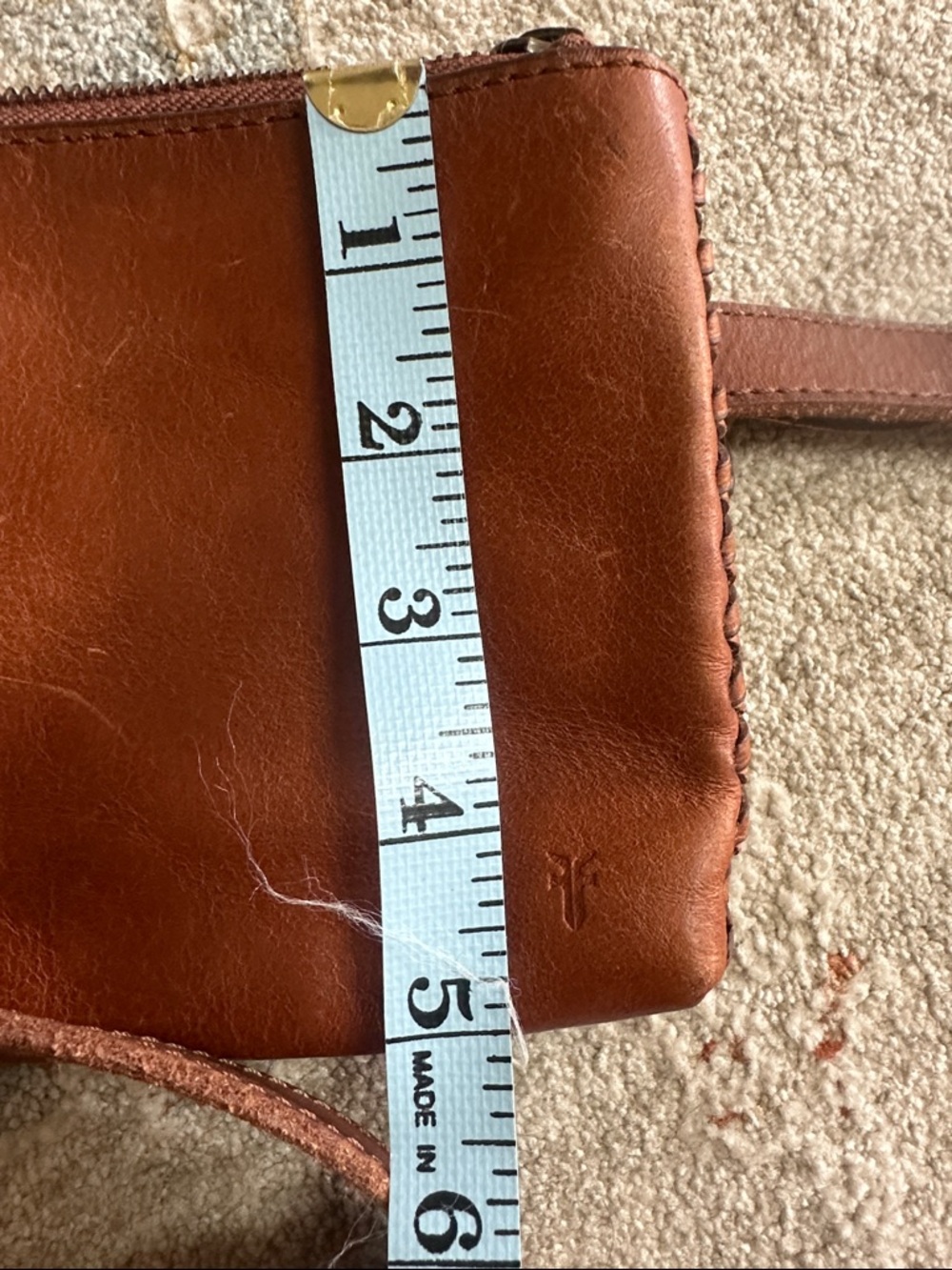 Like new Frye Brown Leather Crossbody Belt Bag - Picture 7 of 8